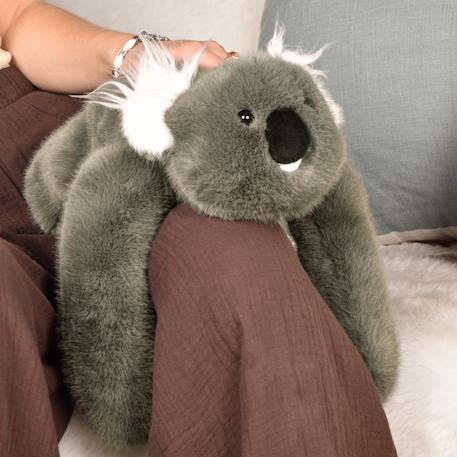 Peluche lestée 40 cm Gris+Vert 5 - vertbaudet enfant 