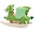 Dragon à bascule Vert 2 - vertbaudet enfant 