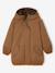 Parka fille à capuche doublée imitation fourrure bois de rose+camel+marine+noir+prune+vert foncé 8 - vertbaudet enfant 