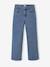 Jean droit fille bleu moyen+denim gris 4 - vertbaudet enfant 