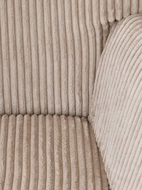 Fauteuil d'allaitement fixe en velours côtelé moka 4 - vertbaudet enfant 