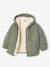 Doudoune fille à capuche doublée sherpa blush+marine+vert 17 - vertbaudet enfant 