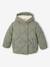 Doudoune fille à capuche doublée sherpa blush+marine+vert 16 - vertbaudet enfant 
