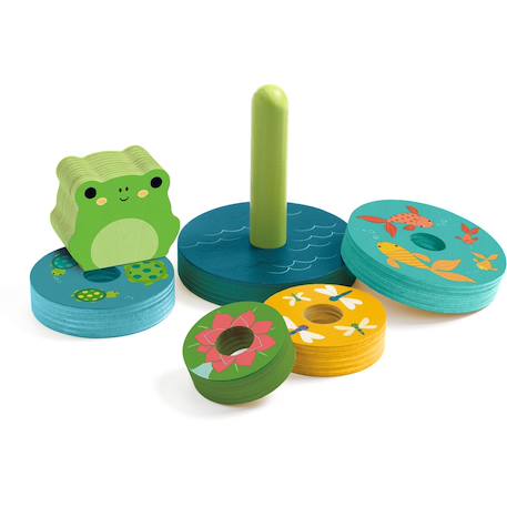 Puzzle Vert, bleu, jaune 3 - vertbaudet enfant 