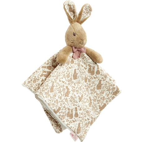 Doudou lange flopsy pierre lapin collection signature Rose, marron, écru 1 - vertbaudet enfant 