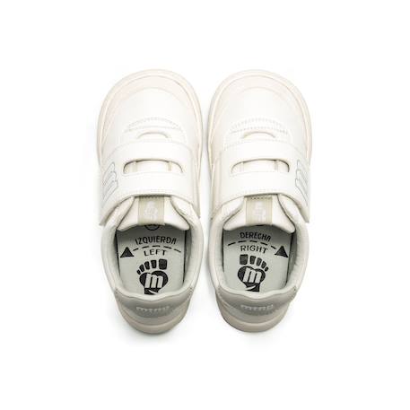 Sneakers filles synthétique fermeture adhésive barefoot Blanc argenté 6 - vertbaudet enfant 