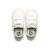 Sneakers filles synthétique fermeture adhésive barefoot Blanc argenté 6 - vertbaudet enfant 