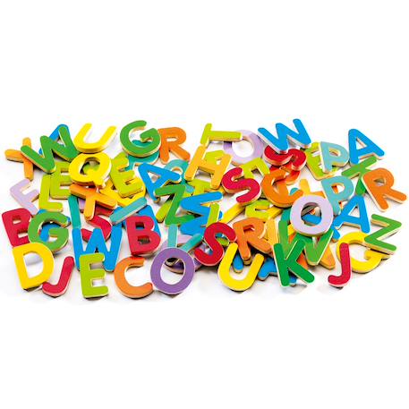 Lettres majuscules magnétiques Multicolore 2 - vertbaudet enfant 