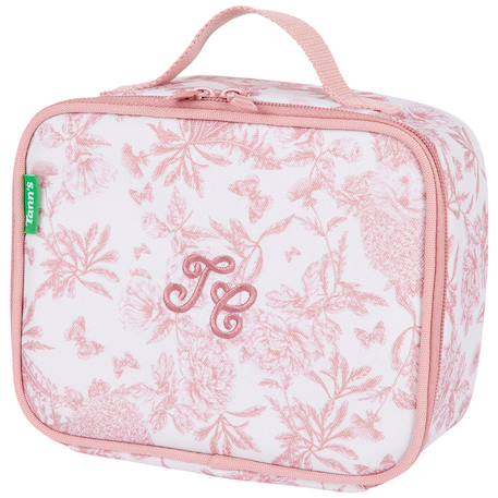 Sac à goûter x tartine et chocolat toile de jouy terracotta Rose 1 - vertbaudet enfant 