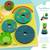 Puzzle Vert, bleu, jaune 4 - vertbaudet enfant 