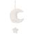 Peluche musicale à suspendre lune et étoile newborn Blanc 1 - vertbaudet enfant 