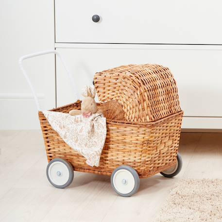 Doudou lange flopsy pierre lapin collection signature Rose, marron, écru 3 - vertbaudet enfant 