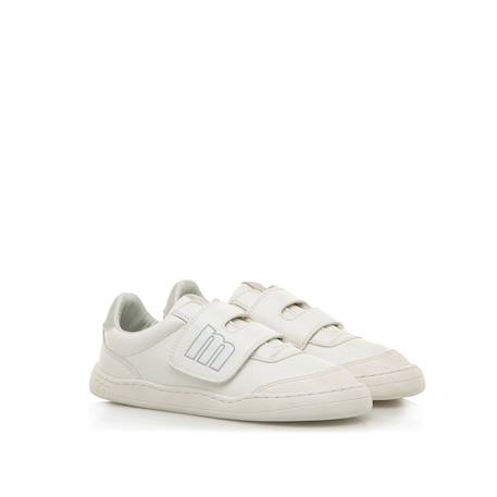 Sneakers filles synthétique fermeture adhésive barefoot Blanc argenté 5 - vertbaudet enfant 
