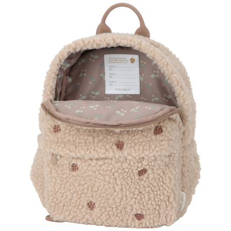 Sac à dos bébé teddy forest friends (22,5x29 cm) Beige 3 - vertbaudet enfant 