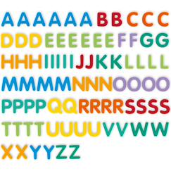 Jouet-Jeux éducatifs-Lettres majuscules magnétiques