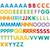 Lettres majuscules magnétiques Multicolore 1 - vertbaudet enfant 