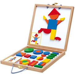 Jouet-Coffret de jeu magnétique géoforme (42 pièces)