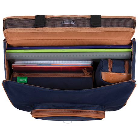 Cartable les fantaisies lancelot (35 cm) Bleu 4 - vertbaudet enfant 