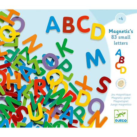 Lettres majuscules magnétiques Multicolore 3 - vertbaudet enfant 