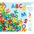 Lettres majuscules magnétiques Multicolore 3 - vertbaudet enfant 