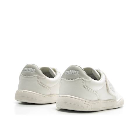 Sneakers filles synthétique fermeture adhésive barefoot Blanc argenté 3 - vertbaudet enfant 