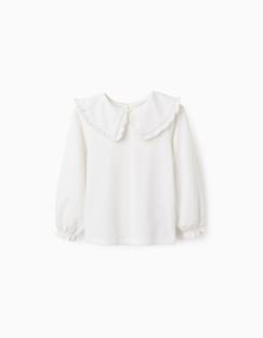 T-shirt à  manches longues avec volants  - vertbaudet enfant