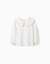 T-shirt à  manches longues avec volants Blanc 1 - vertbaudet enfant 