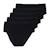 Lot de 5 culottes menstruelles taille haute femme Noir+Rose vintage 4 - vertbaudet enfant 