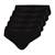 Lot de 5 culottes menstruelles taille haute femme Noir 1 - vertbaudet enfant 