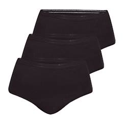 Vêtements de grossesse-Lot de 3 culottes menstruelles taille haute femme