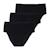 Lot de 3 culottes menstruelles taille haute femme Noir+Rose vintage 4 - vertbaudet enfant 