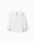 T-shirt à  manches longues avec volants Blanc 2 - vertbaudet enfant 