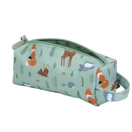 Trousse d'école et loisirs pour enfant Beige+Bleu+Gris+Jaune+Kaki+Pêche+Rose+Vert 43 - vertbaudet enfant 