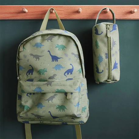 Trousse d'école et loisirs pour enfant Beige+Bleu+Gris+Jaune+Kaki+Pêche+Rose+Vert 2 - vertbaudet enfant 