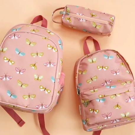 Trousse d'école et loisirs pour enfant Beige+Bleu+Gris+Jaune+Kaki+Pêche+Rose+Vert 39 - vertbaudet enfant 
