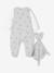 Ensemble 3 pièces naissance combinaison body doudou rose+vert d'eau 15 - vertbaudet enfant 