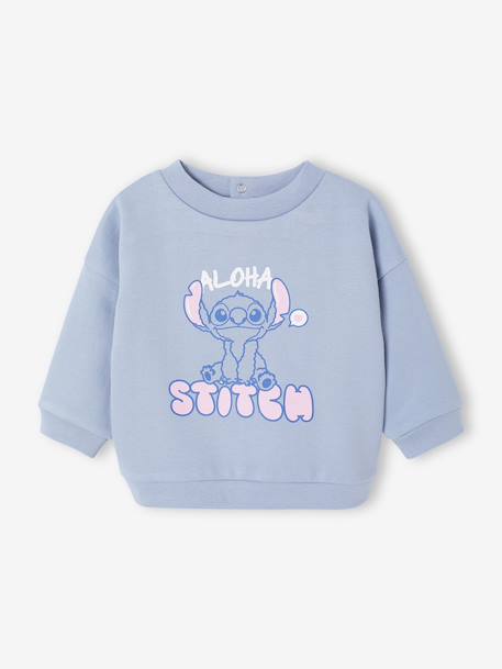 Sweat bébé Disney Lilo et Stitch bleu glacier 1 - vertbaudet enfant 