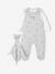 Ensemble 3 pièces naissance combinaison body doudou rose+vert d'eau 21 - vertbaudet enfant 