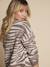 Gilet motif zébré grossesse beige 2 - vertbaudet enfant 