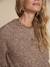 Pull de grossesse avec tresse fantaisie mélange laine beige 6 - vertbaudet enfant 