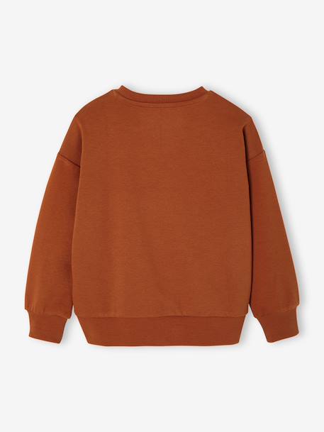 Sweat chien imprimé garçon rayé blanc+tomette 8 - vertbaudet enfant 