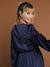Robe Noël cache coeur de grossesse marine+vert sapin 4 - vertbaudet enfant 