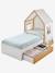 Lit enfant cabane 90x190cm blanc 10 - vertbaudet enfant 