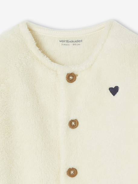 Surpyjama naissance animal ou coeur chocolat+écru 7 - vertbaudet enfant 