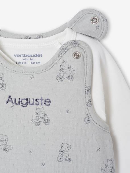 Ensemble 3 pièces naissance combinaison body doudou rose+vert d'eau 16 - vertbaudet enfant 