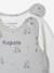 Ensemble 3 pièces naissance combinaison body doudou rose+vert d'eau 16 - vertbaudet enfant 