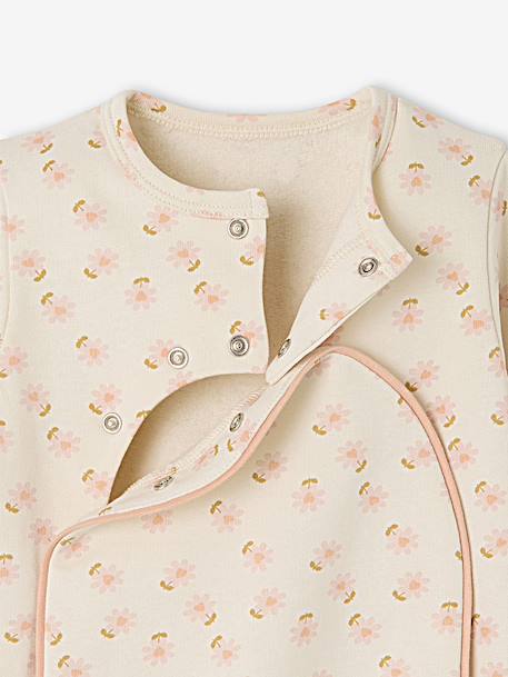 Pyjama bébé fille naissance en molleton écru 3 - vertbaudet enfant 