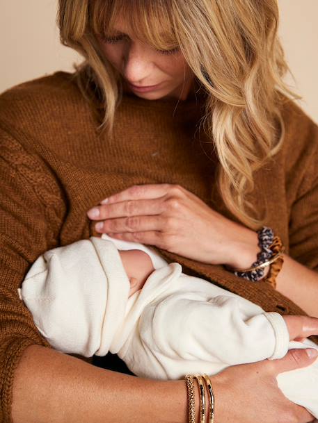 Pull fantaisie grossesse et allaitement olive 5 - vertbaudet enfant 