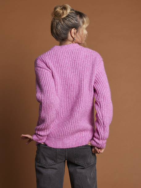 Pull de grossesse en côtes perlées Rose pep's 5 - vertbaudet enfant 