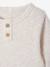 Lot de 2 Bodies naissance col officier et col tunisien beige chiné 5 - vertbaudet enfant 